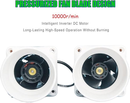 14W 2.3Inches Duct Inline Fan 60mm Mini Intake Fume Extractor Low Noise 57CFM - Image 3