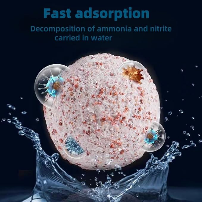 1.1 lbs Aquarium Ceramic Bio Filter Ball Sphere Fish Filter - Image 3