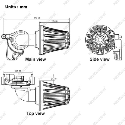 Big Sucker cone Air filter intake - Image 5