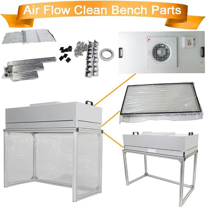 INTBUYING Air Flow Clean Bench Vertical Laminar Flow Hood Dust Free Room - Image 4
