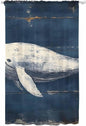 Sheer Curtains 96 Inches Long, Ocean Vintage Whale Semi Sheer Curtains Light by Unknown