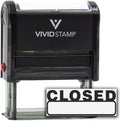Basic Closed Self Inking Rubber Stamp (Black Ink) - X-Large