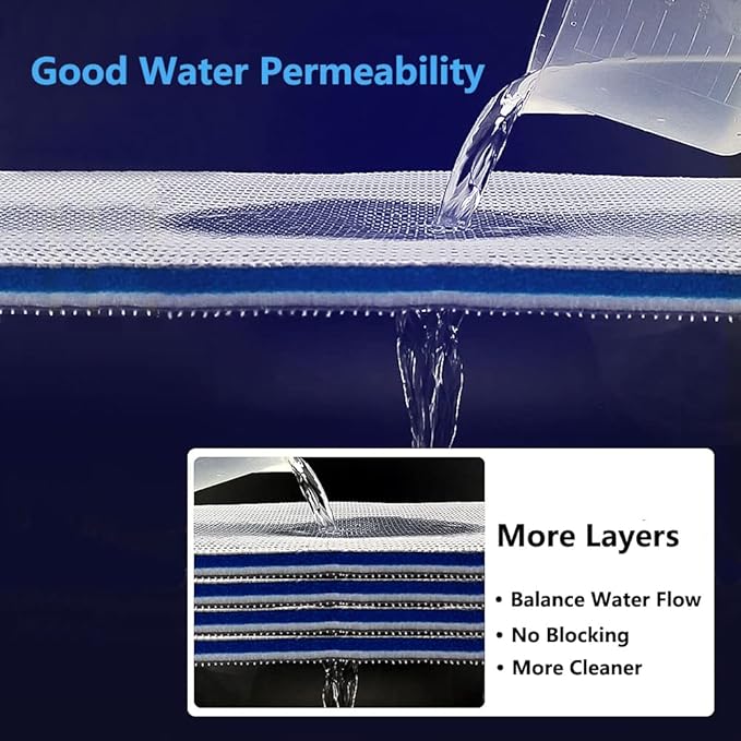 Aquarium Filter Media, Newly Premium 8-Layer Filter Pads - Image 5
