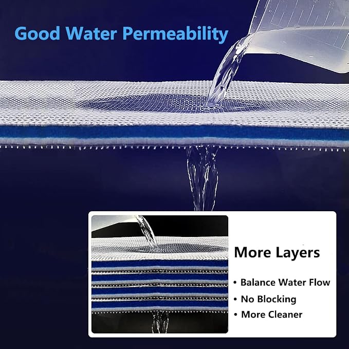 Aquarium Filter Media, Newly Premium 8-Layer Filter Pads - Image 5