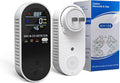 Natural Gas Detectors &Plug in Carbon Monoxide Detector， 4 in 1 Co and Gas Detector Temp Humidity Monitor，Propane, LPG, Gas Detector for Home，Kitchen,Hotels，RV.（1 Pack）