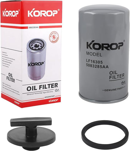 6.7 Cummins Oil Filter and Plug Tool Kit Compatible by KOROP
