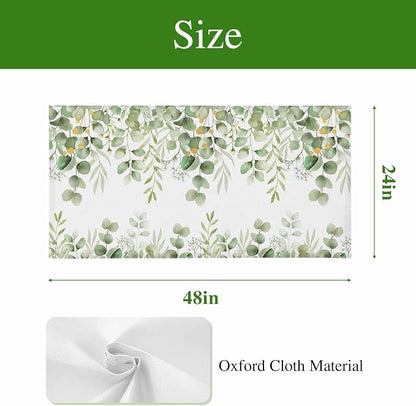 Fluorescent Light Covers for Ceiling Lights Sage Green Eucalyptus Leaves - Image 7