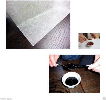 Yoshino Japanese Filter Paper for Urushi Lacquer from Japan 100-sheets - Image 2