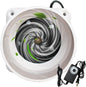 12V Inline Duct Fan 3 Inch Vent Booster 14W HVAC Exhaust Intake Fans 58Cfm Air by Unknown
