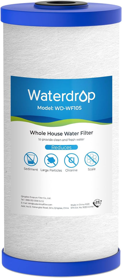 Waterdrop Whole House Water Filter, Anti-Scale Sediment Filter Cartridge by Waterdrop