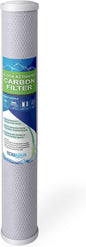 Standard Whole House Coconut Shell Carbon Block 5 Micron Water Filter 20” x by Ronaqua
