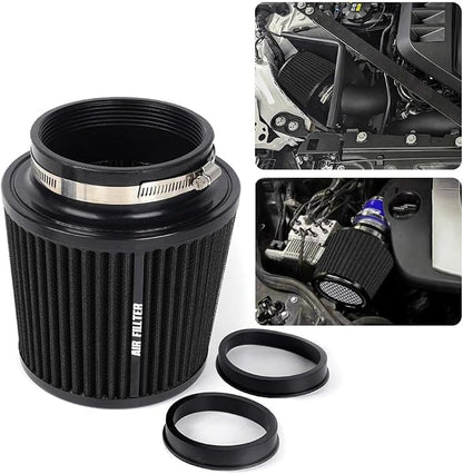 3" 3.5" 4" Inlet Car Replacement Cold Air Intake Filter 76mm 89mm 102mm 3 Sizes - Image 6