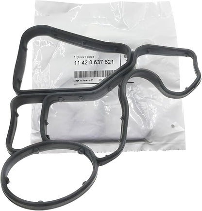 OEM Parts 2pcs, N55 N54 N52 N51 N20 Engine Oil Filter Housing Gasket kit - Image 9