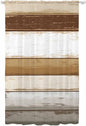 Sheer Curtains 108 Inches Long, Vintage Country Geometric Striped Privacy Voile by Unknown