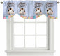 Blue Easter Tie Up Valance Curtains by Unknown