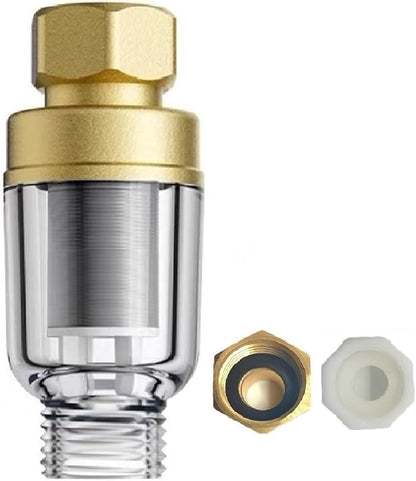 FA22 MINI Brass Sediment Filter, 50 Micron, Reusable Water Filter, Anti Scale by Unknown