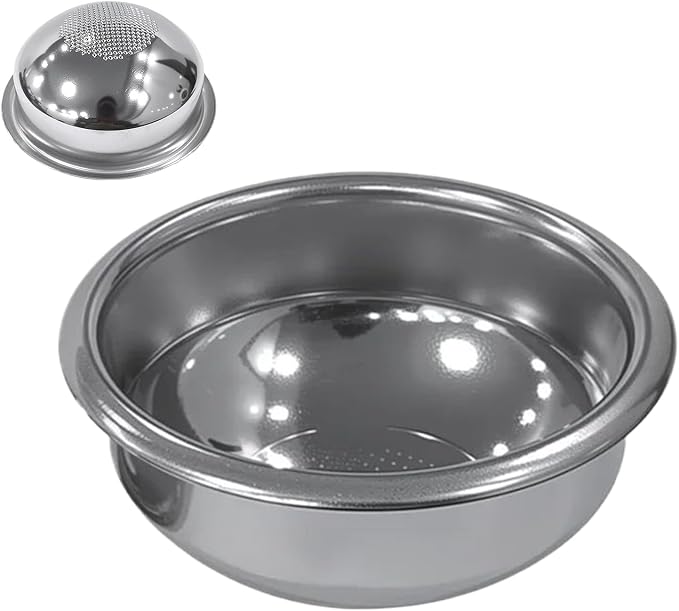 58mm Portafilter Basket, Even Extraction Design, 304 Stainless Steel, Coffee by Unknown