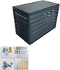 Aluminum Outdoor Condenser Protective Cover, freestanding Enclosure to Cover by Unknown