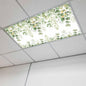 Fluorescent Light Covers for Ceiling Lights Sage Green Eucalyptus Leaves by Home+L6