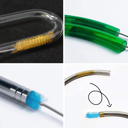 Flexible Drain Brush Cleaner Kit – CPAP Hose Cleaner 5ft Long Elastic Double - Image 5