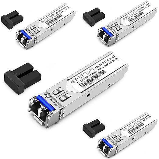 OPSTRAN 1000BASE-LX/LH SFP Optical Transceiver Module Compatible with Mellanox MC3208011-LX 1310nm 20km DOM Duplex LC SMF 4 Pack