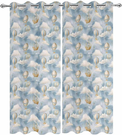Hot Air Balloons Outdoor Curtains - Image 9
