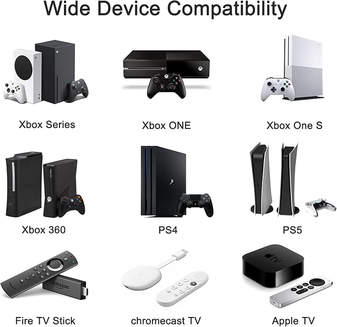 ZUZONG (3 Ports HDMI 2.0 + 1 RCA to 2 HDMI Converter (2 Outputs Can Simultaneous Display) Switcher Splitter Support 4:3/16:9 Switching for N64 NGC Wii Xbox PS2/3/4/5 Switch Apple TV Fire TV Roku