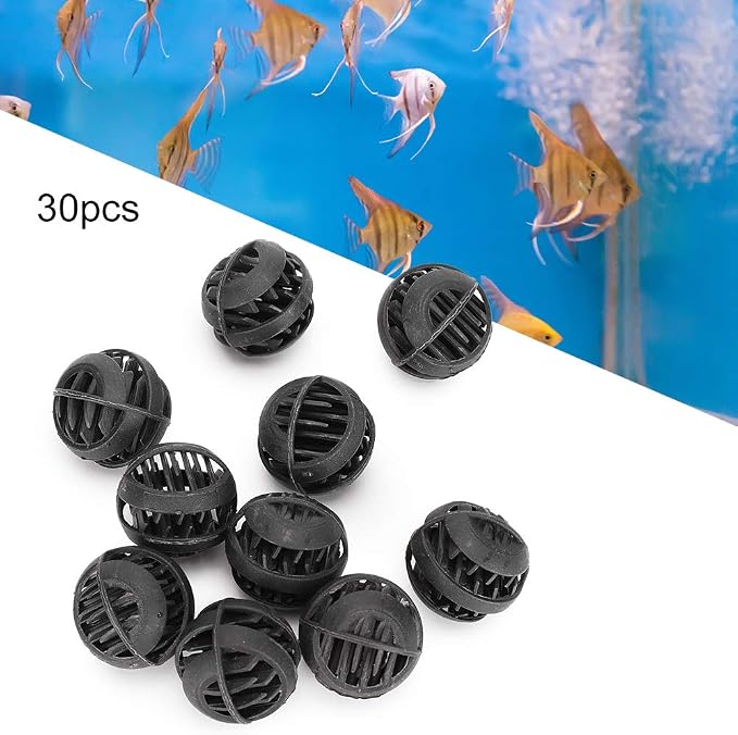 30 Pack Biofiltration Filter Balls, Removes and Nitrites, Reusable Plastic - Image 9