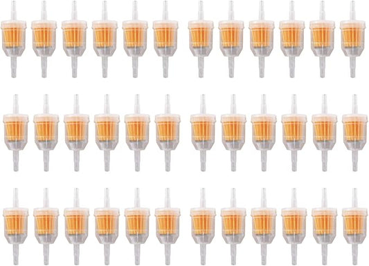 36 Pack Gas Inline Fuel Filter 1/4 x 5/16 Replacement by waltyotur