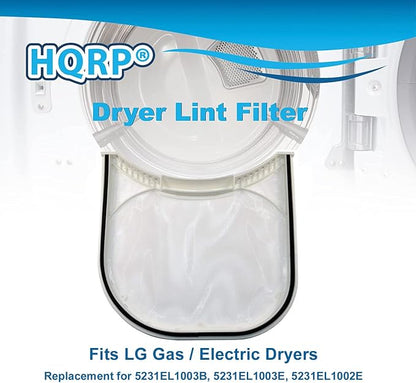 HQRP Dryer Lint Filter Assembly fits LG DLE0332W, DLG1320W Dryers - Image 4