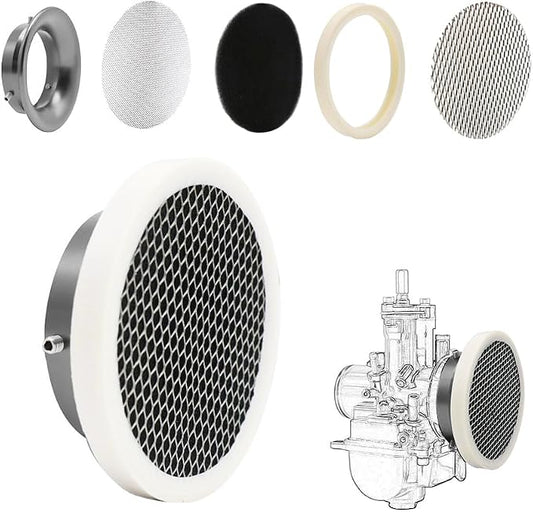 Carburetor Velocity Stack Air Filter Cleaner 55mm Modified Alloy by ZSDTRP