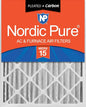 Nordic Pure 16x20x4 Pleated Air Filters MERV 15 Plus Carbon 1 Pack by NordicPure