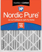Nordic Pure 16x25x4 Pleated Air Filters MERV 15 Plus Carbon 1 Pack by NordicPure