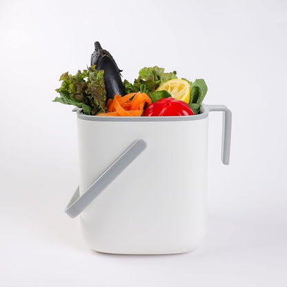Blue Ginkgo Kitchen Compost Bin – Filter-Free, Odor-Tight Countertop Food Waste - Image 7