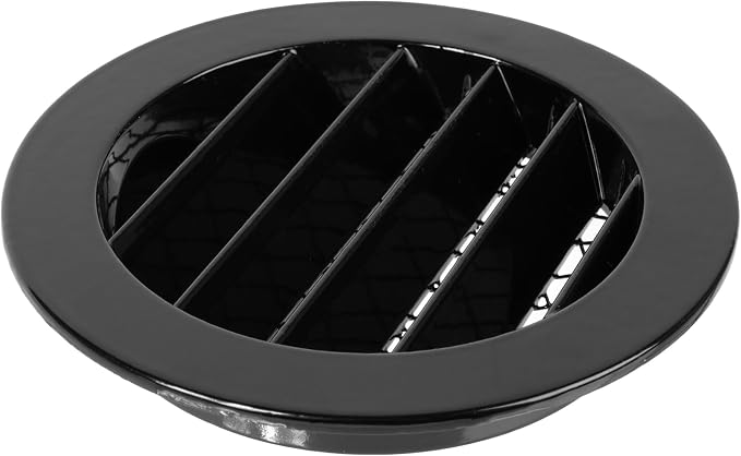 Repa Market 4" Inch Aluminum Black Soffit Air Vent Cover - Image 6