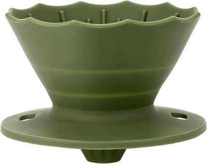 MERMOO YILAN Collapsible Coffee Dripper, Silicone Pour Over Coffee Filter Holder by MERMOOYILAN