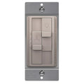 TOPGREENER Kalide Combo Dimmer Switch with 3-Speed Fan Control, Light and Fan Combination Switch, Single Pole, 2.5A, 200W LED/CFL, Neutral Wire Not Required, TGDSFS3-NK, Nickel