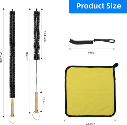 Dryer Vent Cleaner Kit 5 Pack for Fire Prevention-Home Essentials Long Flexible - Image 5