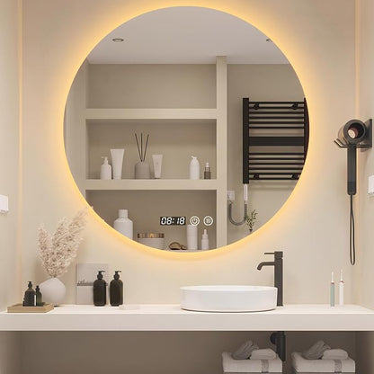 LTSRLL Frameless Illuminated LED Bathroom Wall Mirror by LTSRLL