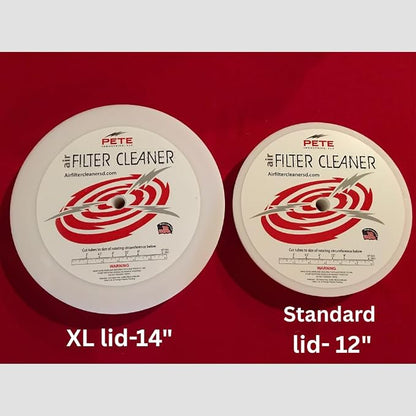 Air Filter Cleaner XL Extra Large Tool kit Cleans 6-14" Filters. Heavy Duty - Image 3