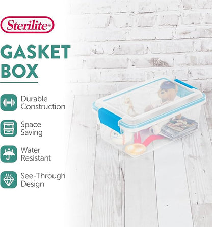 Sterilite 24-Pack Gasket Box, Weather-Resistant Storage Bins - Image 2