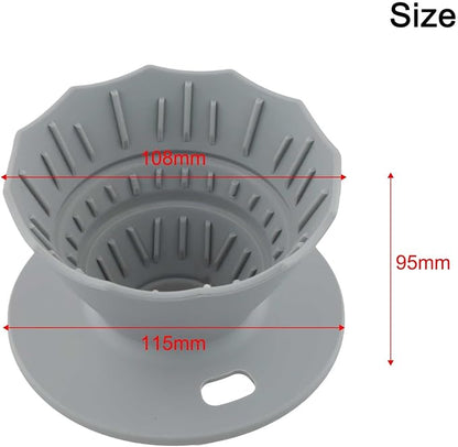 Portable Coffee Dripper, Silicone Collapsible Design - Image 5