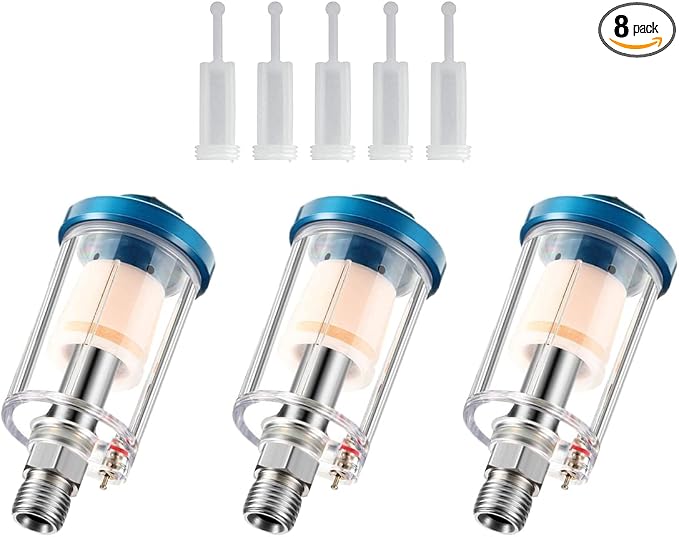 3 Pcs Mini in-Line Air Filter Water Oil Separator by YXCCSE