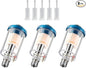 3 Pcs Mini in-Line Air Filter Water Oil Separator by YXCCSE