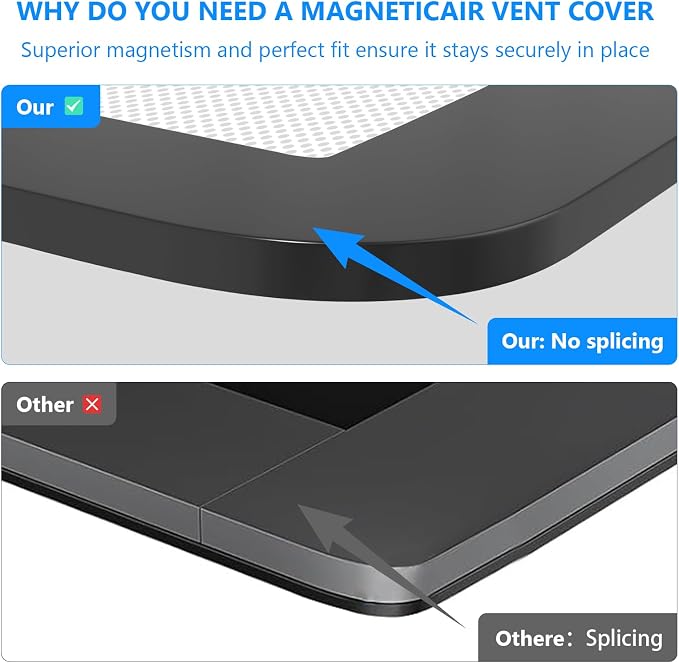 Magnetic Vent Screen Mesh Covers 3 Pack -5.5x12, Air Vent Filters - Image 7