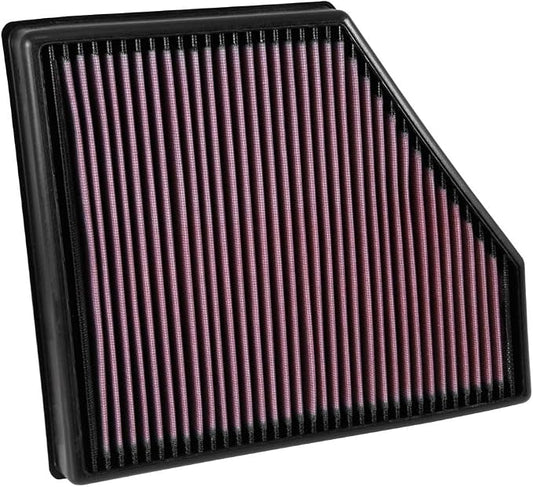 K&N High-Flow Original Lifetime Engine Air Filter: Increase Power: Premium by KNEngineeringInc