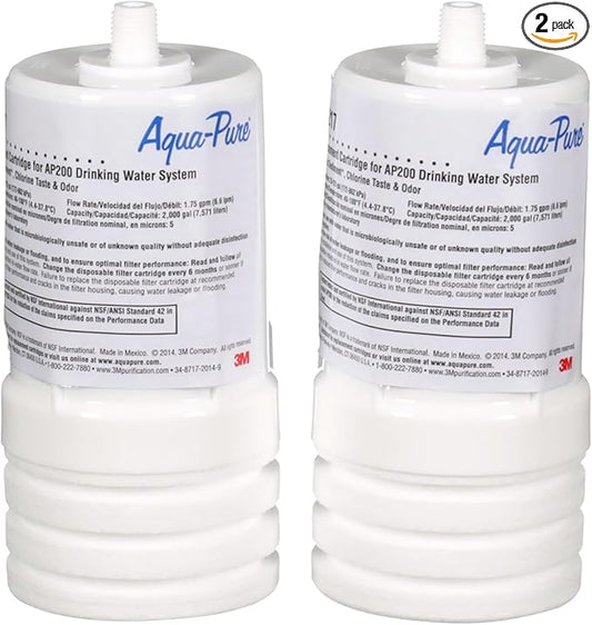 3M Aqua-Pure Under Sink Replacement Water Filter Cartridge AP217, by Aqua-Pure