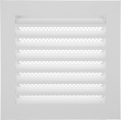 Repa Market 8" x 8" Inch Galvanized Steel White Soffit Air Vent Cover by RepaMarket