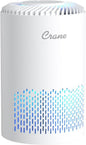 Crane True HEPA Air Purifier for Home, and Dorm Room, Bedroom Essentials by Crane