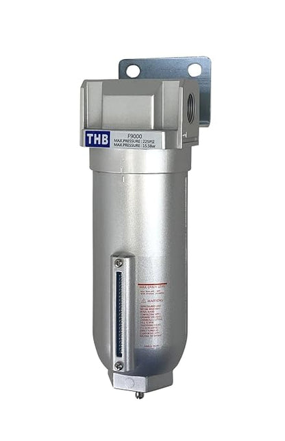 1/2" NPT Industrial Particulate Filter, Removes Water, Debris from Compressed by Unknown